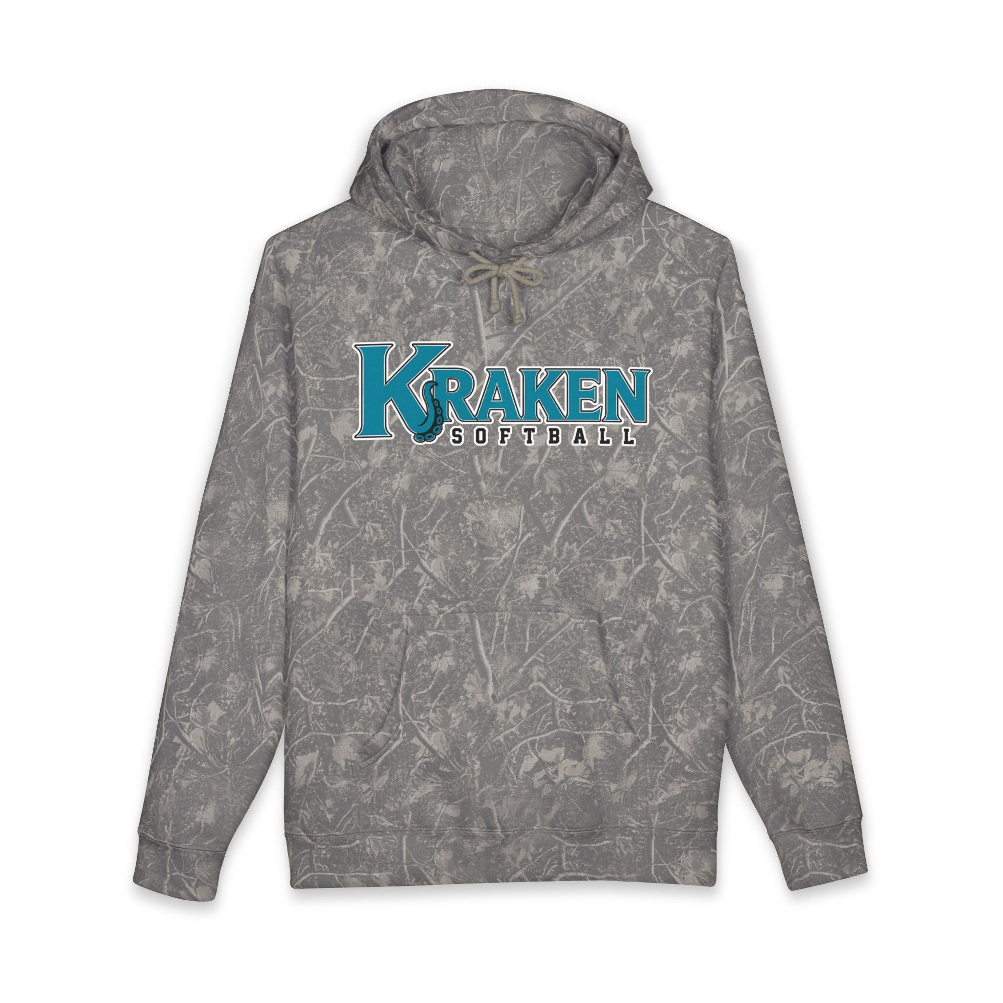 Kraken Softball Camo Hoodie