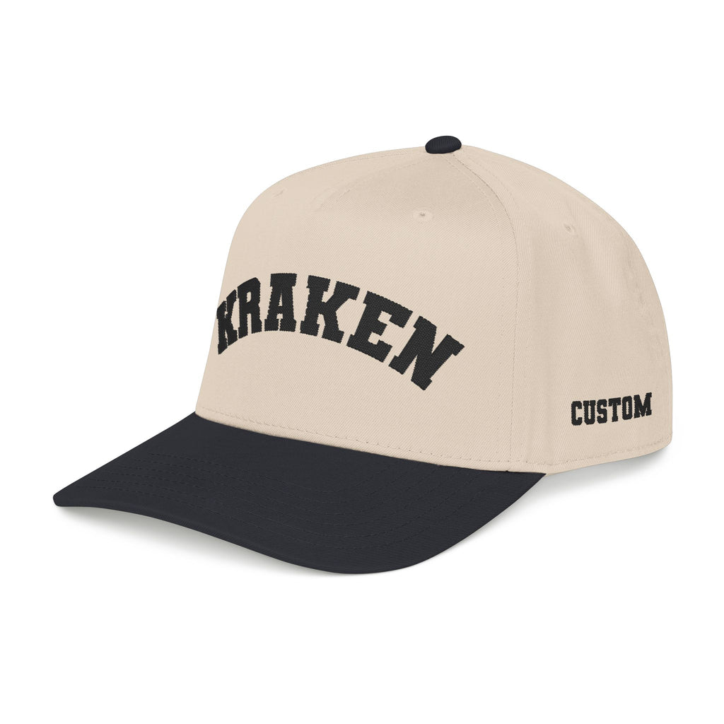Kraken Embroidered Cap - Personalized Side