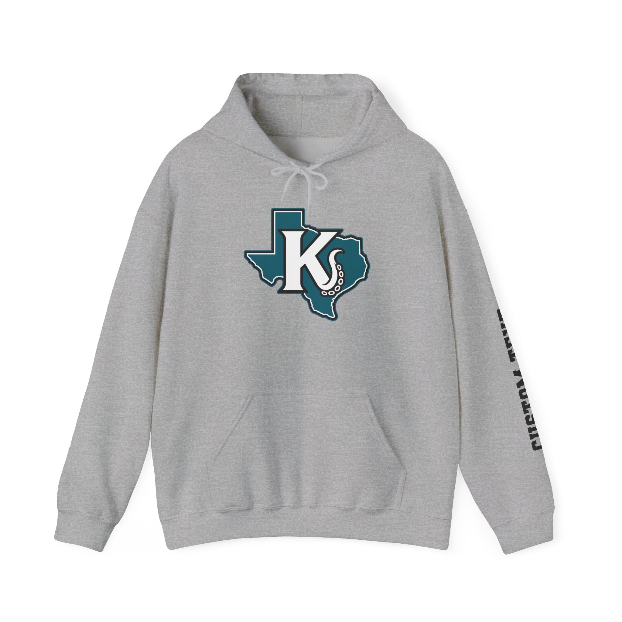 Copy of Kraken Softball Hoodie — Custom Sleeve Text