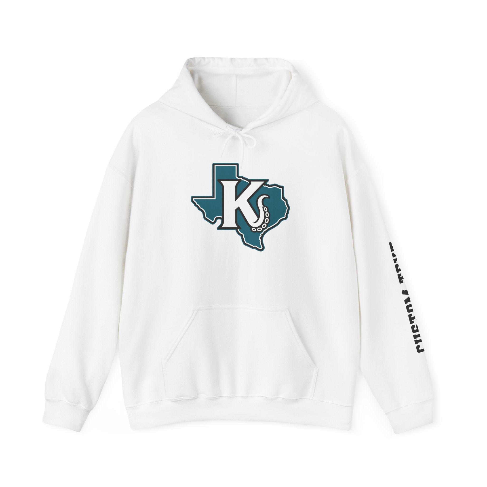 Copy of Kraken Softball Hoodie — Custom Sleeve Text