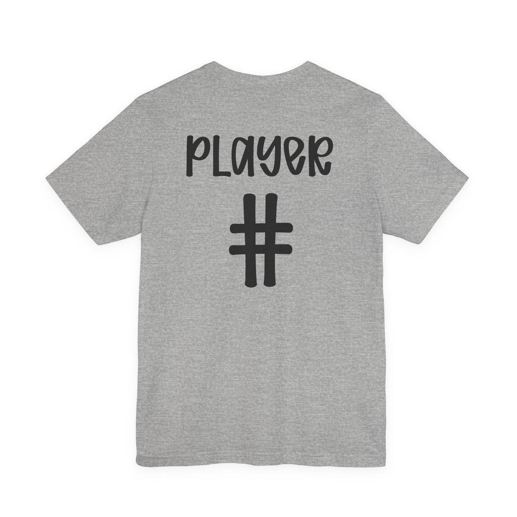 Kraken Softball Tee — Custom Player # Jersey Shirt