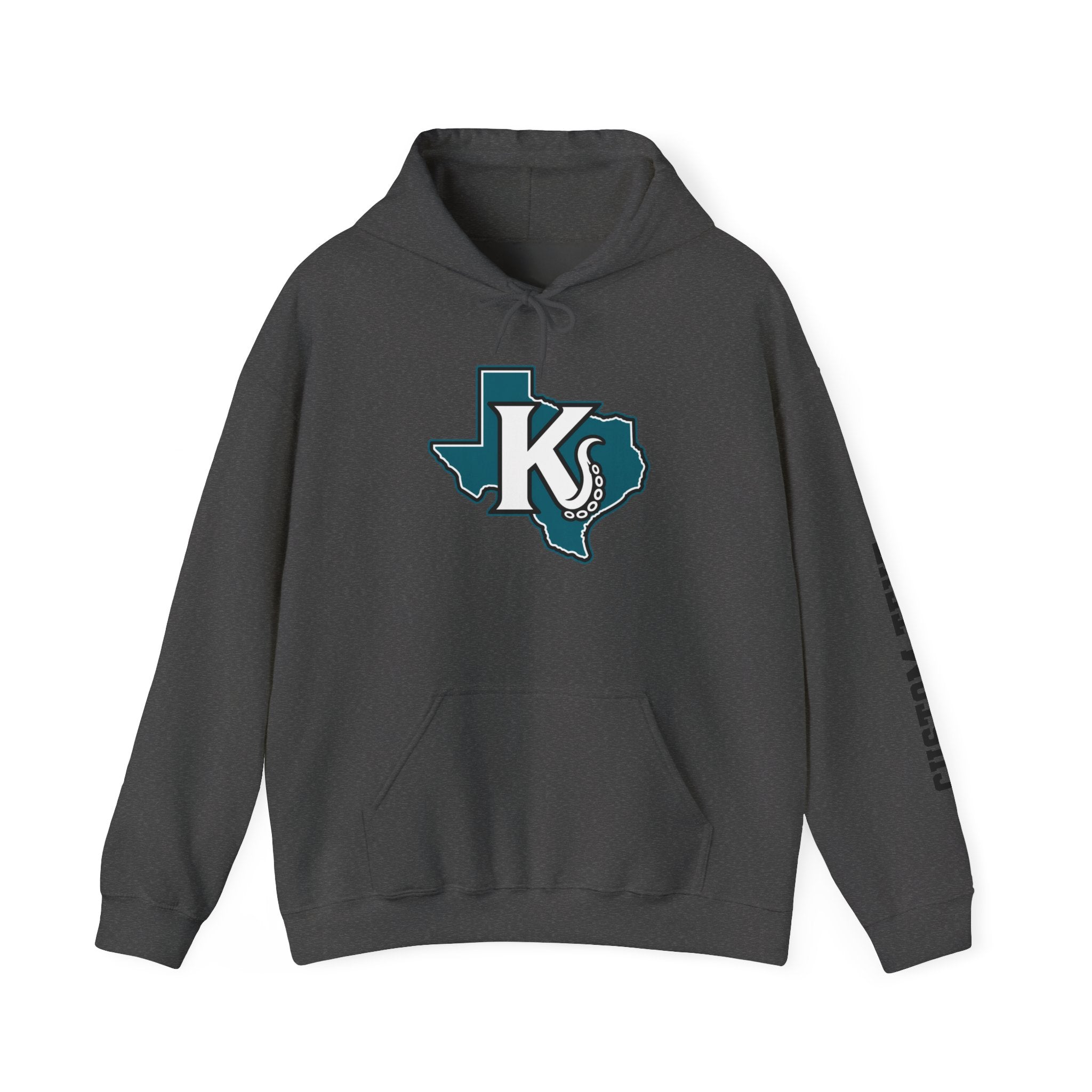 Copy of Kraken Softball Hoodie — Custom Sleeve Text