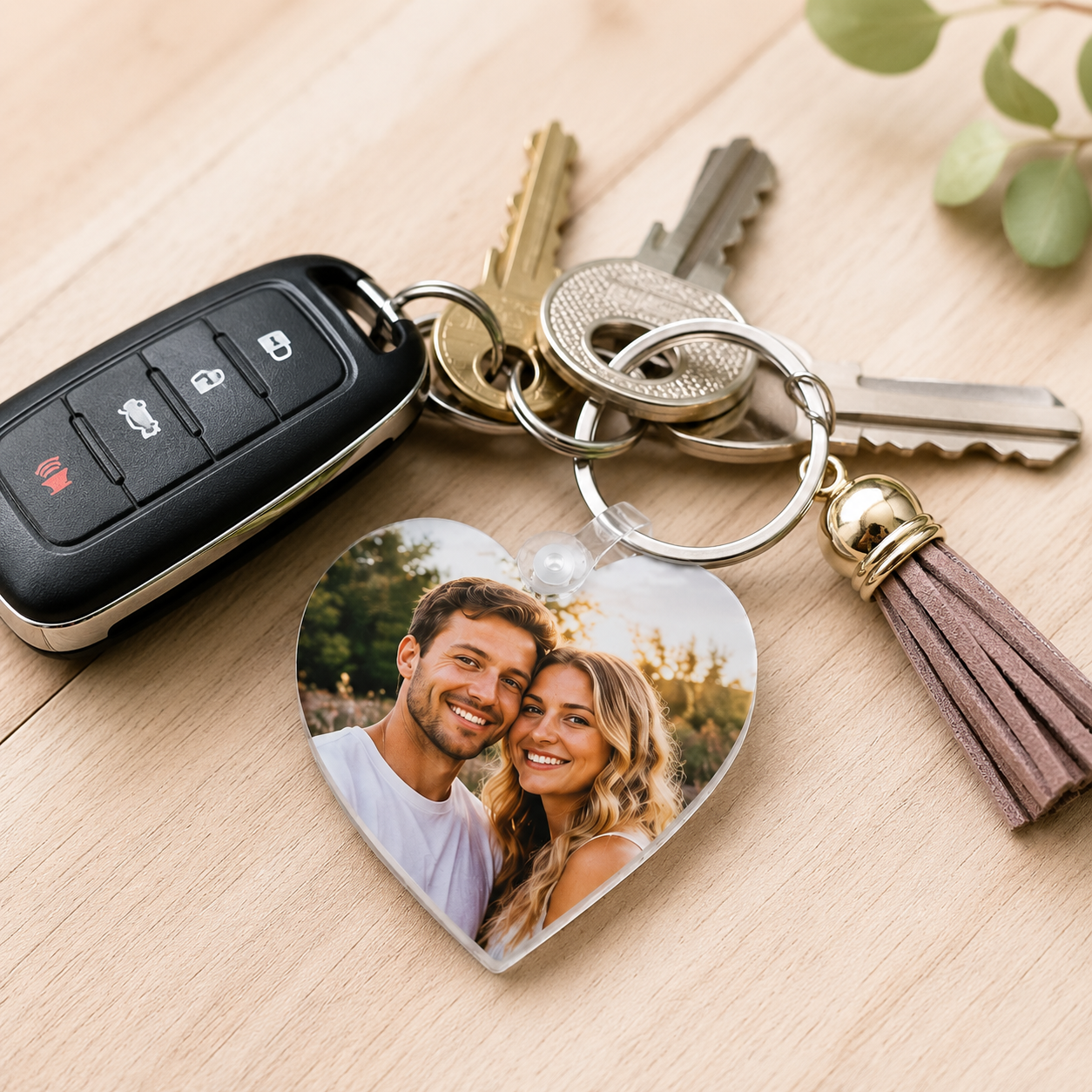 Custom Photo Keychain {Multiple Shape Options}