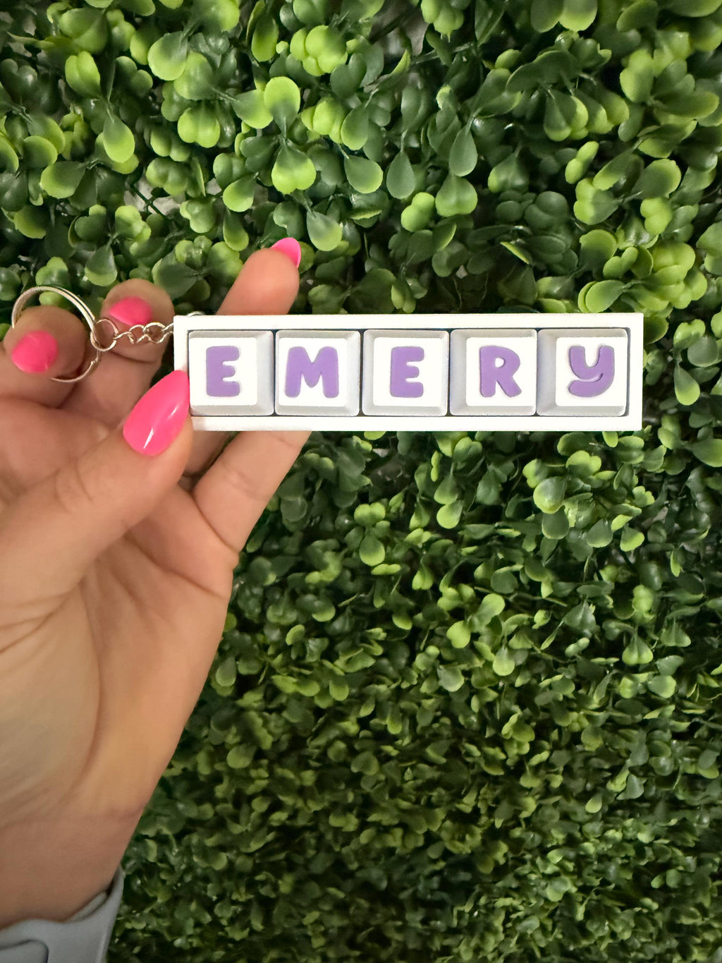 Personalized Clicker Keychain handmade by Ranch Haus Creations
