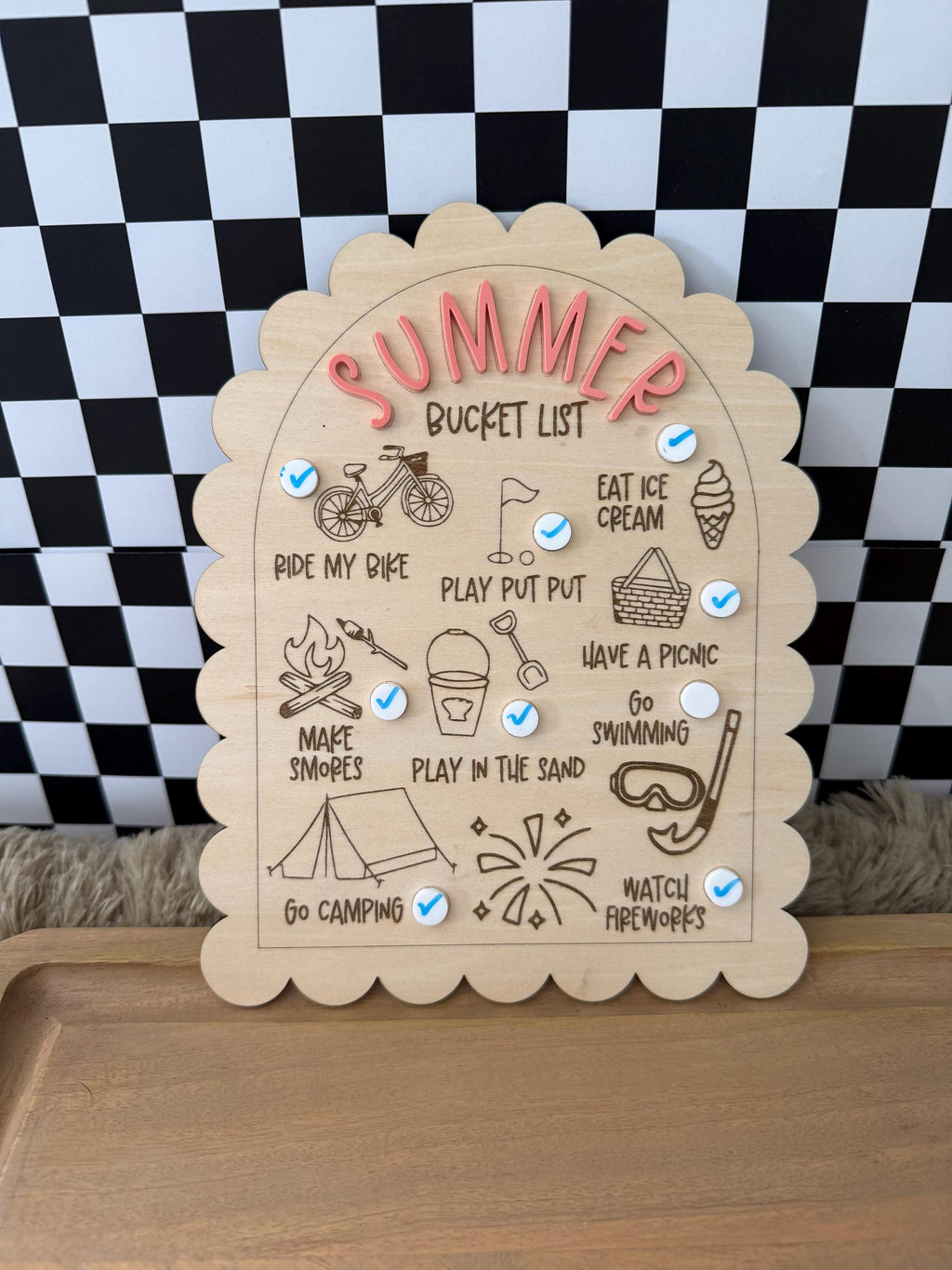 Summer Bucket List for Kids handmade by Ranch Haus Creations