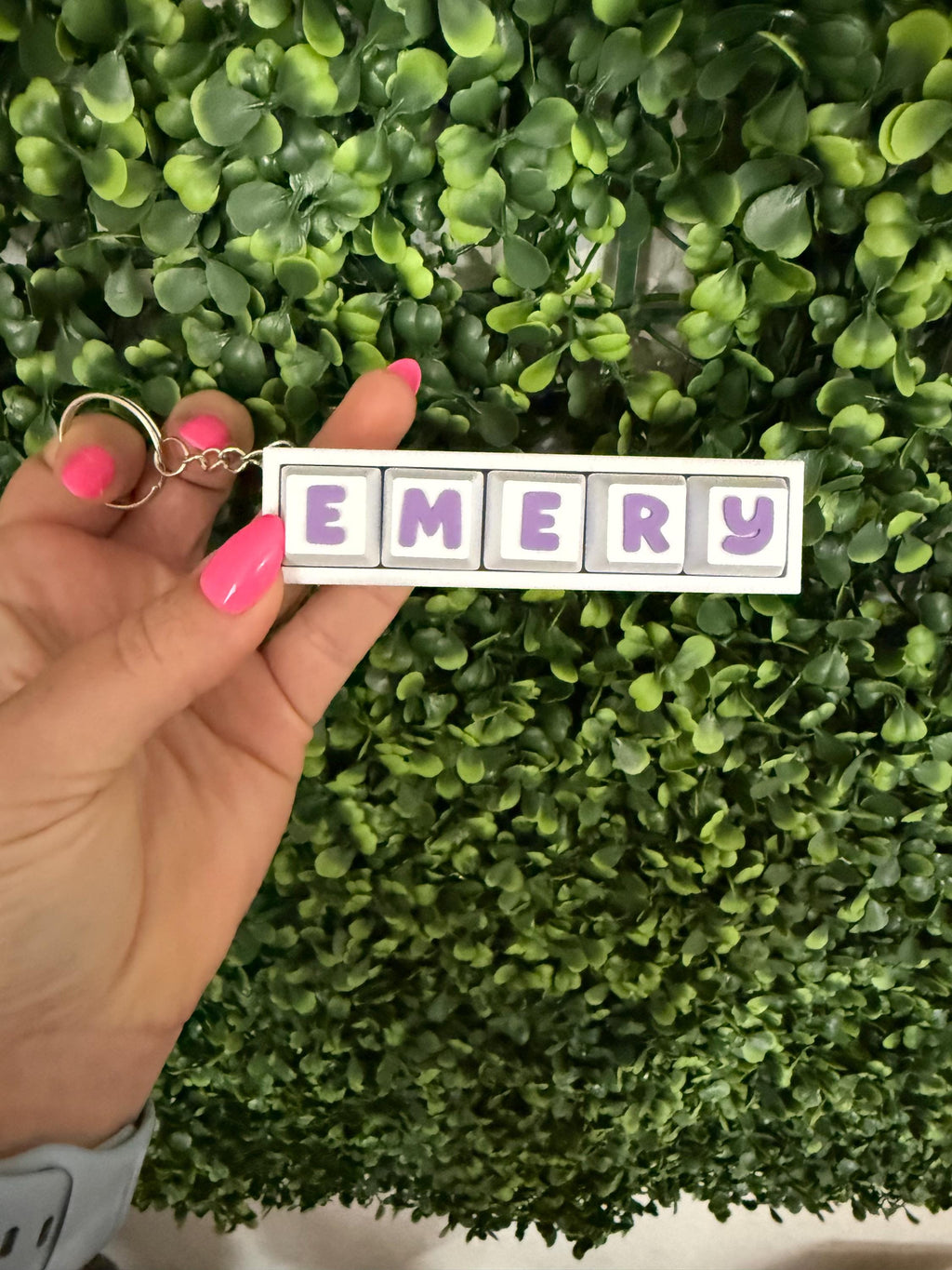 Personalized Clicker Keychain handmade by Ranch Haus Creations