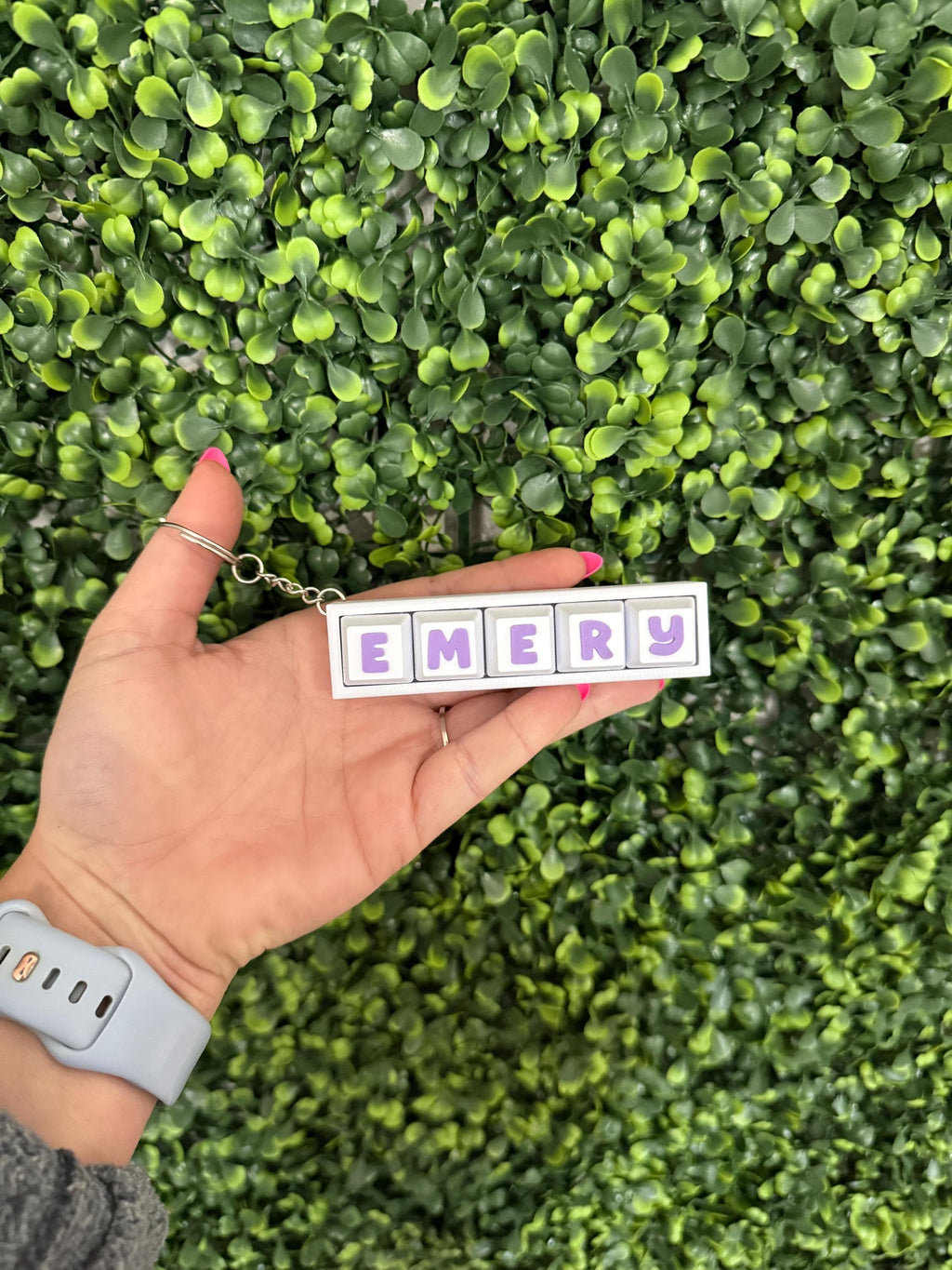 Personalized Clicker Keychain handmade by Ranch Haus Creations