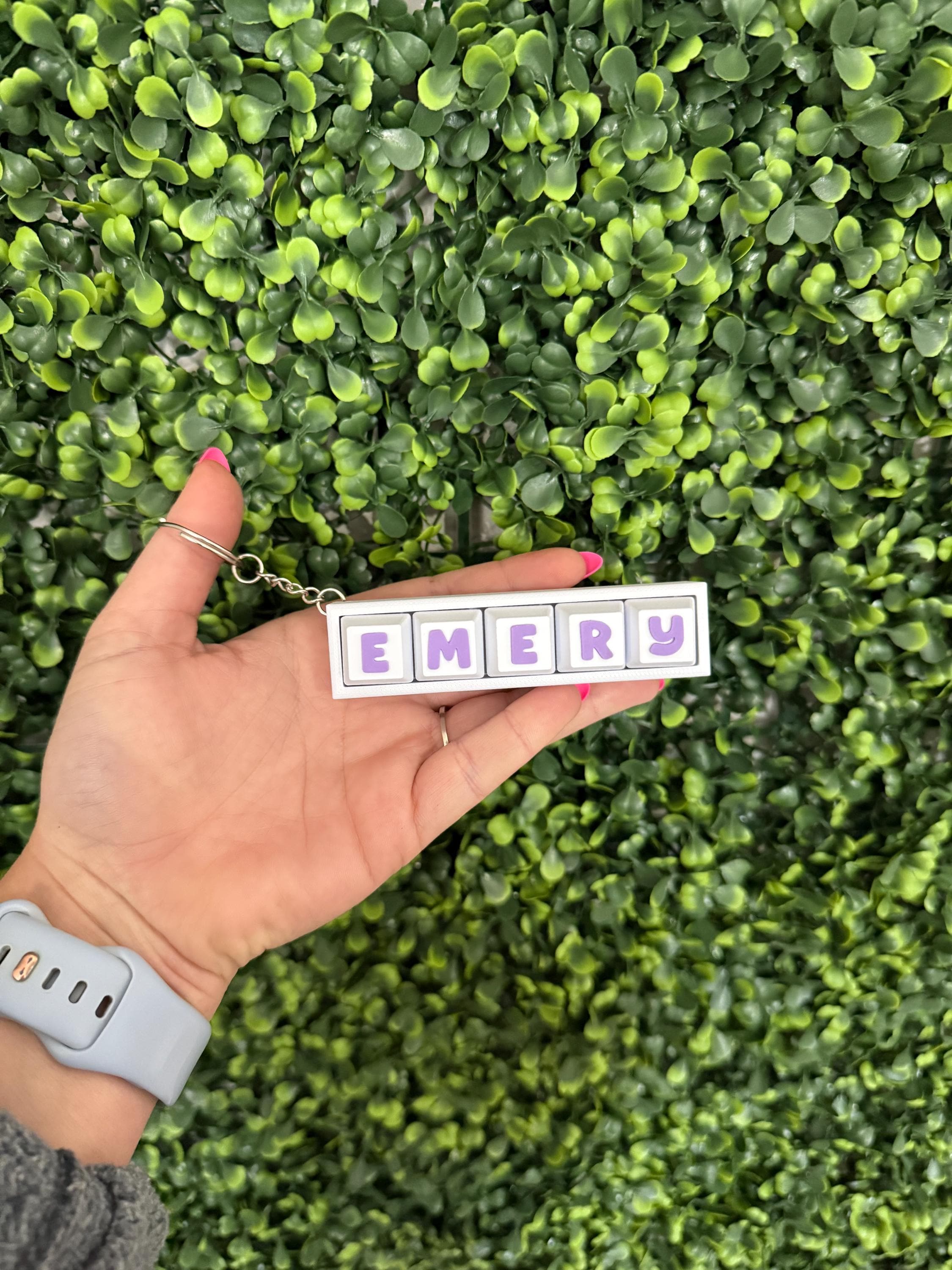 Personalized Clicker Keychain handmade by Ranch Haus Creations