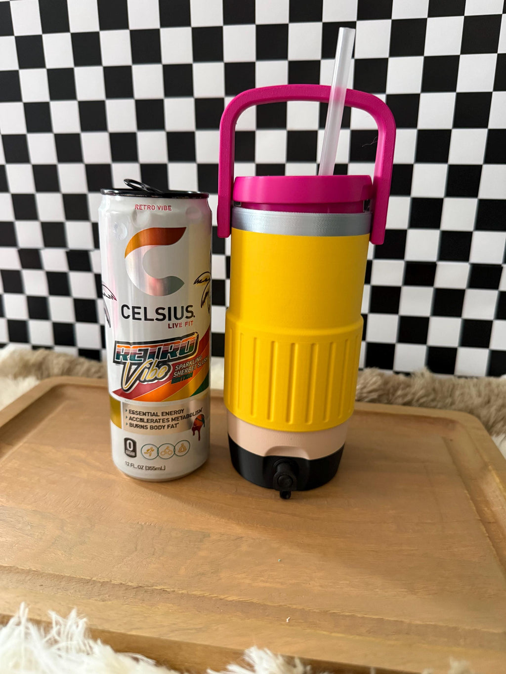 Pencil Can Koozie handmade by Ranch Haus Creations