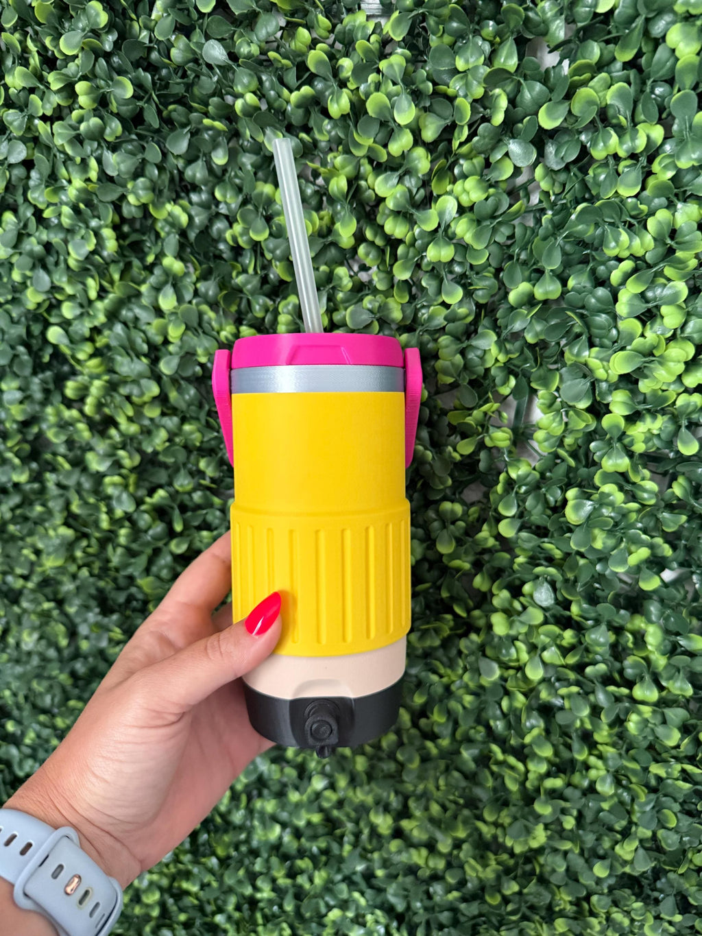 Pencil Can Koozie handmade by Ranch Haus Creations