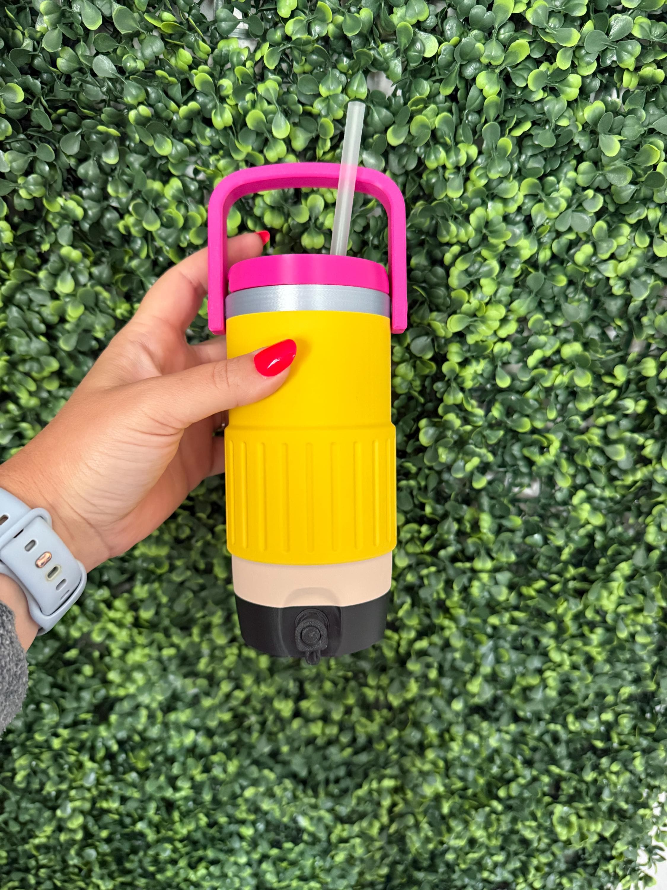 Pencil Can Koozie handmade by Ranch Haus Creations