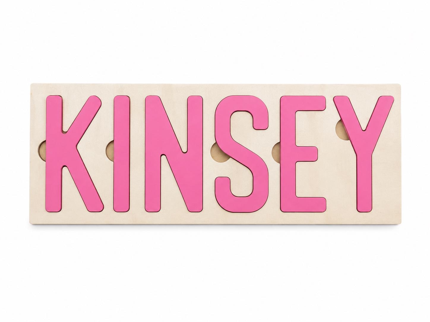 Personalized Name Puzzle handmade by Ranch Haus Creations