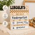 Personalized First Day of School Sign handmade by Ranch Haus Creations