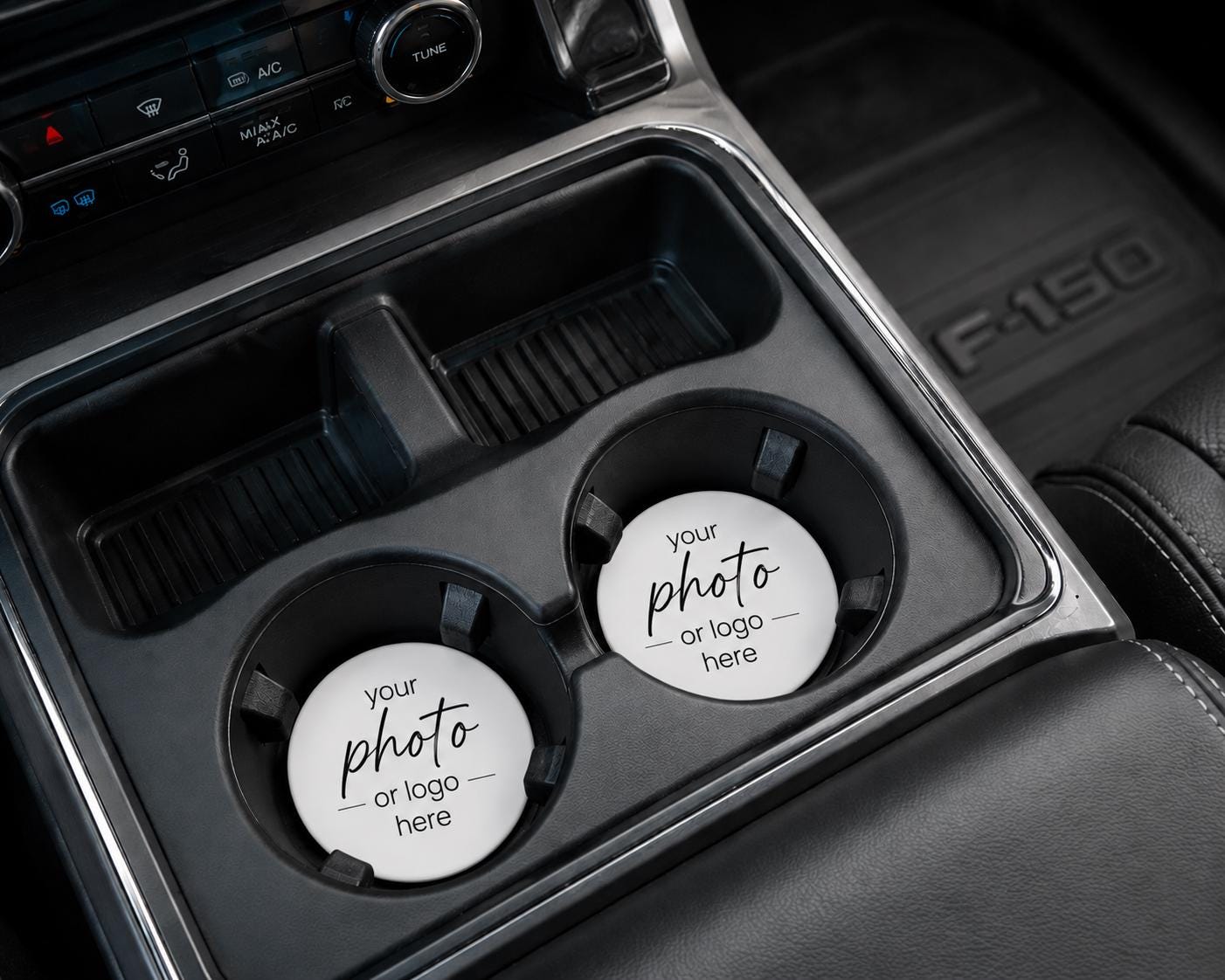 Custom Photo Car Coasters handmade by Ranch Haus Creations