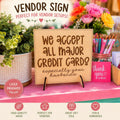 Funny Vendor Sign handmade by Ranch Haus Creations