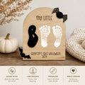 Custom Baby's First Halloween Footprint Keepsake: Spooky Boo handmade by Ranch Haus Creations