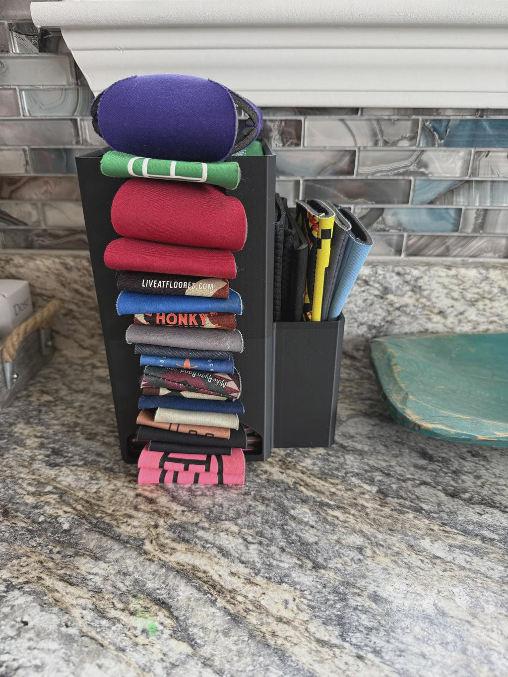 Koozie Organizer, Can Cooler Holder, Beer Sleeve Storage, Beverage Sle handmade by Ranch Haus Creations