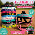 Personalized Softball Fielding Mask Name Plate handmade by Ranch Haus Creations